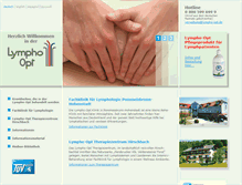 Tablet Screenshot of lympho-opt.de